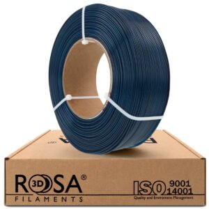 PETG Standard High Speed Navy Blue Transparent filament spool – Rosa3D