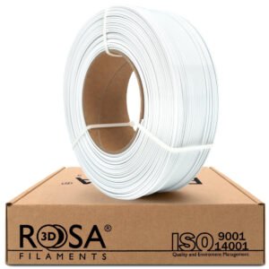 PETG Standard High Speed White filament spool – Rosa3D