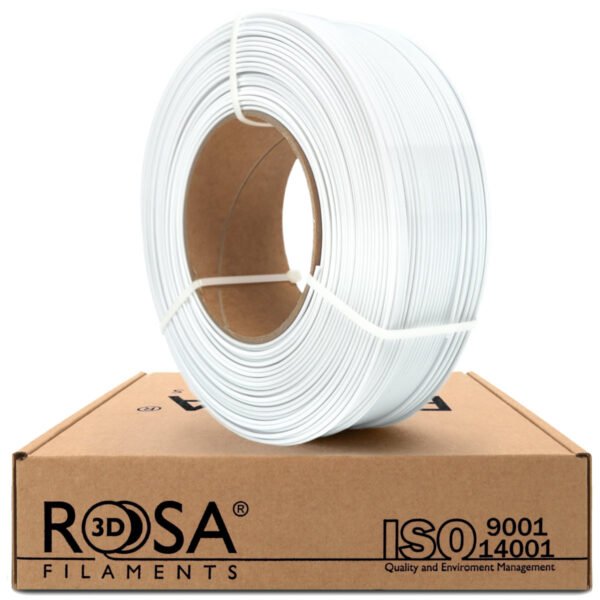 PETG Standard High Speed White filament spool – Rosa3D